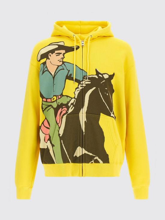 26FW JW앤더슨 긴팔 티셔츠 JW0286PG1901 207 Yellow - JW ANDERSON