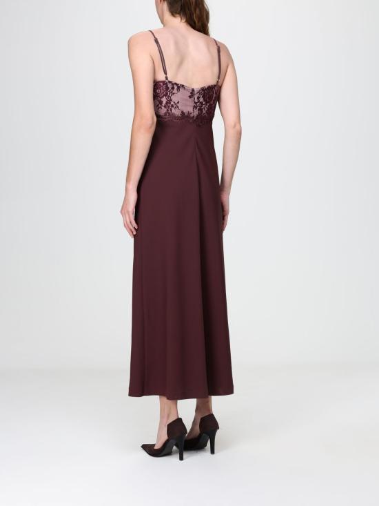 26FW 하니타 롱 원피스 HV39134723 BLACK BERRY Burgundy - HANITA
