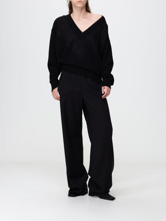 26FW 알베르타 페레티 스웨터 09106601 0555 Black - ALBERTA FERRETTI