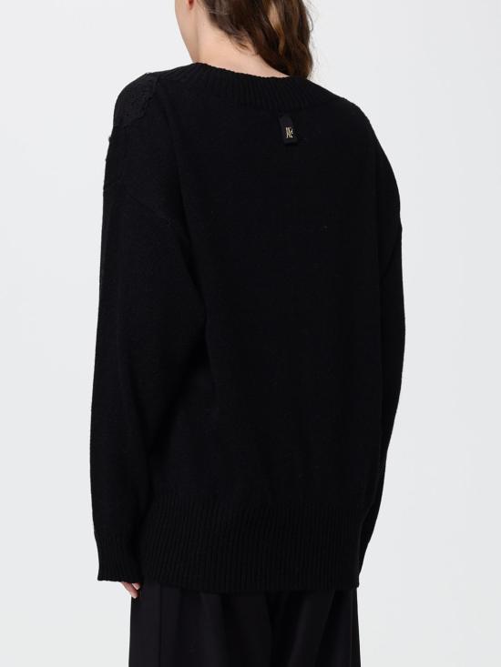 26FW 알베르타 페레티 스웨터 09106601 0555 Black - ALBERTA FERRETTI