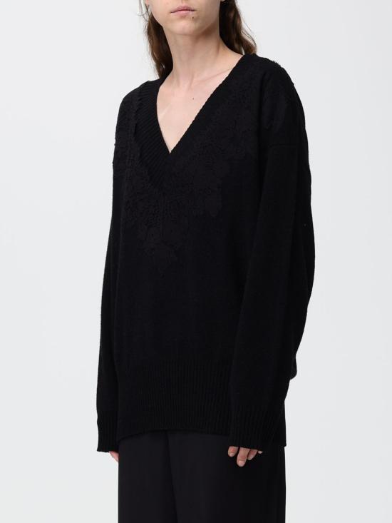 26FW 알베르타 페레티 스웨터 09106601 0555 Black - ALBERTA FERRETTI
