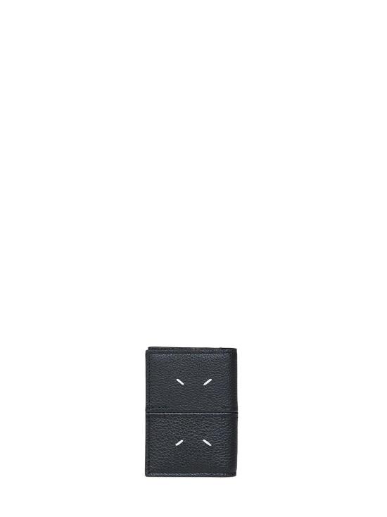  마르지엘라 지갑 메종  드레스 에이지 카드 홀더 블랙 - MAISON MARGIELA