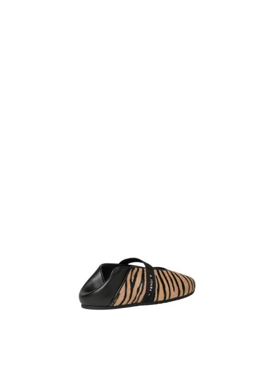 26FW 펜디 플랫 슈즈 8F9078 B1RD Brown - FENDI