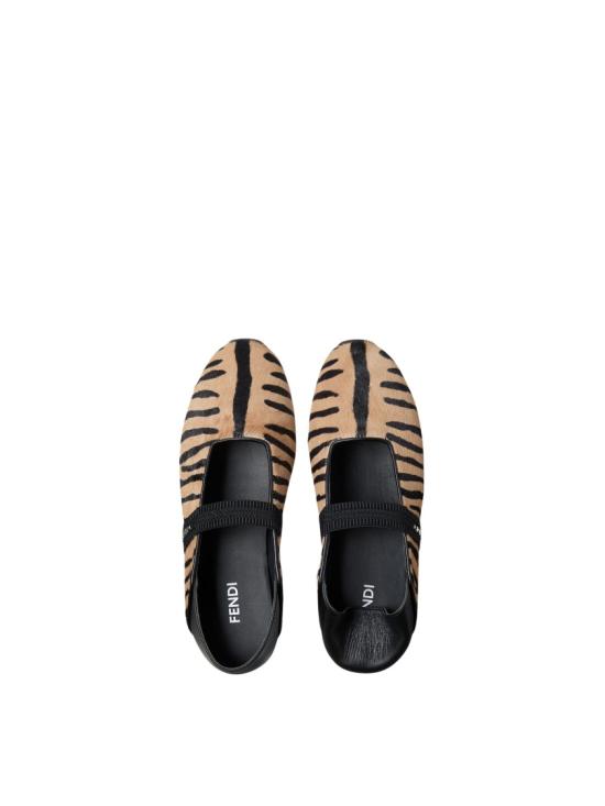 26FW 펜디 플랫 슈즈 8F9078 B1RD Brown - FENDI