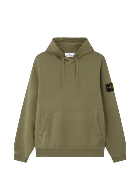 26FW 스톤 아일랜드 오가닉 코튼 플리스 레귤러핏 후드 스웨트셔츠 오가닉 코튼 플리스 레귤러핏 후드 스웨트셔츠 L2S156100062 S0051 Brown