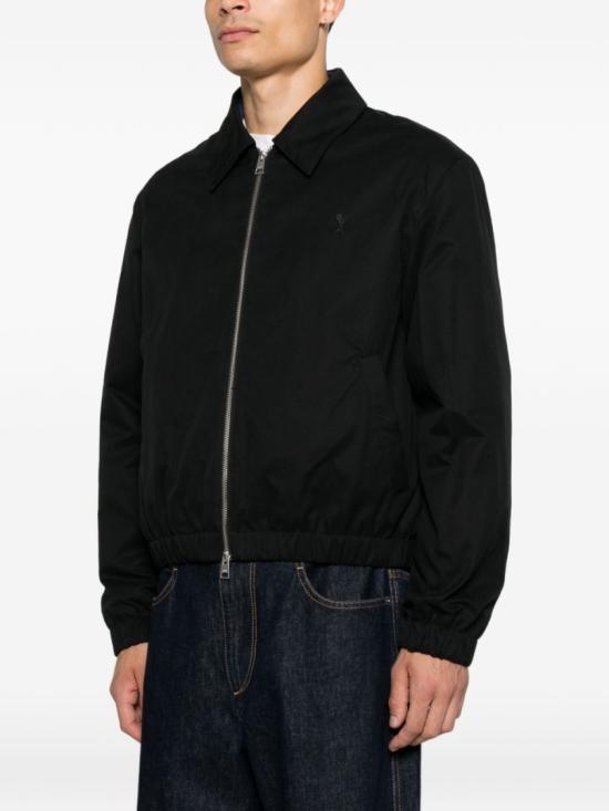 26FW 아미 울 아미 드 꾀흐 패딩 재킷 HJK830 CO0132 001 Black - AMI