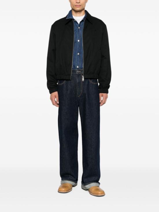 26FW 아미 울 아미 드 꾀흐 패딩 재킷 HJK830 CO0132 001 Black - AMI