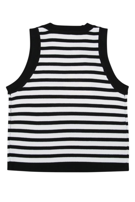 26SS 트윈셋 민소매 티셔츠 261GJ3062 11008 BLACK - TWINSET