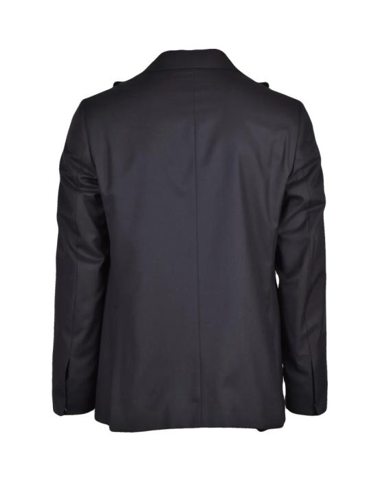 25FW Summo 수트 블랙 버진 울 피크 라펠 더블 브레스트 - OTHER BRANDS