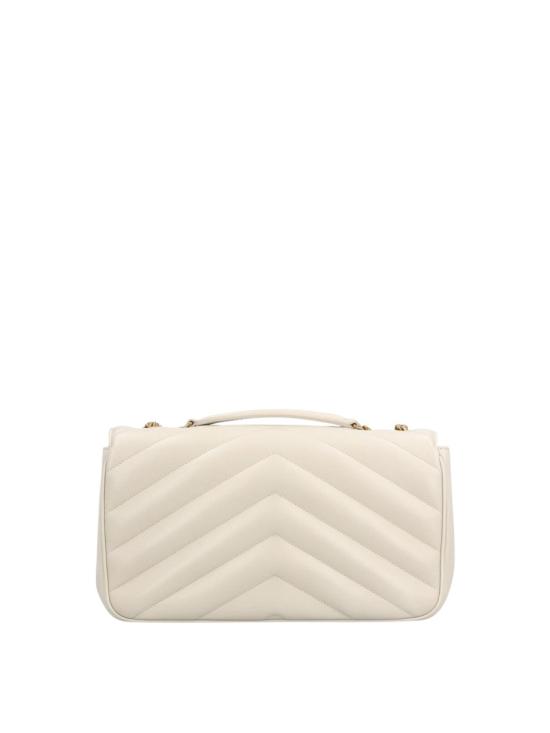26FW 생로랑 루루 마틀라세 램스킨 미디움 숄더백 801439 AAEAX Neutrals - SAINT LAURENT