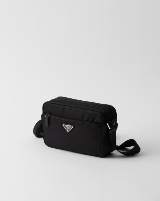 26FW 프라다 리나일론 렉탱글 숄더백 1BC167 RV44 F0002 V B1M BLACK DOM - PRADA