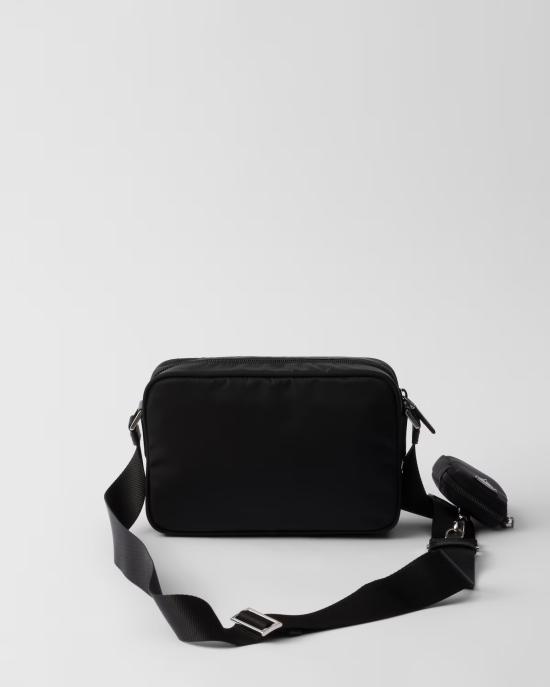 26FW 프라다 리나일론 렉탱글 숄더백 1BC167 RV44 F0002 V B1M BLACK DOM - PRADA
