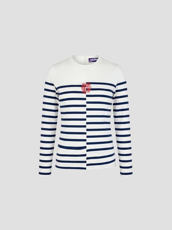 26FW 장 폴 고티에 반팔 티셔츠 26 04WTO459J0640159 0159 WHT NAVY