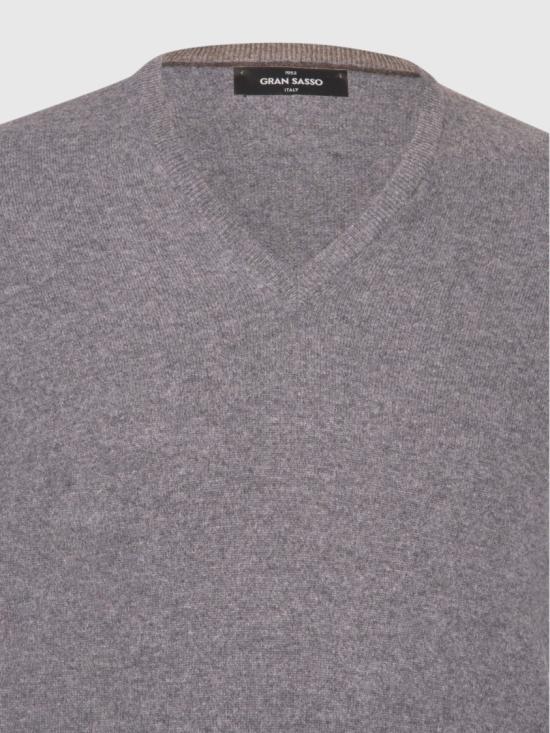 26FW 그랑싸쏘 니트웨어 55115 15590 Grey - GRAN SASSO