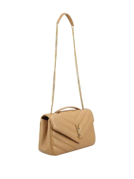 26FW 생로랑 루루 마틀라세 램스킨 미디움 숄더백 801439 AAEAX Neutrals - SAINT LAURENT