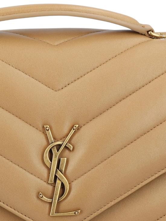 26FW 생로랑 루루 마틀라세 램스킨 미디움 숄더백 801439 AAEAX Neutrals - SAINT LAURENT