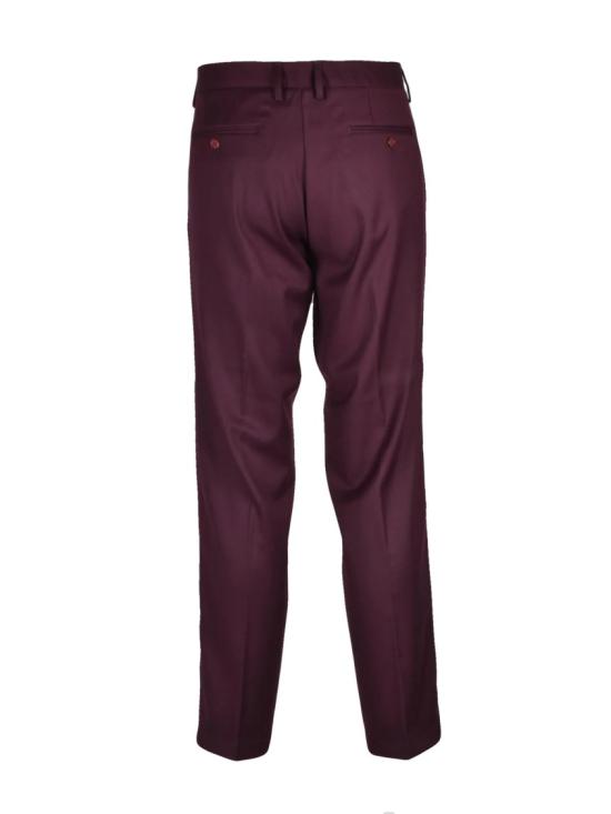 25FW Officina Milanese 팬츠 레드 컬러 테크니컬 블렌드 정장 바지 - OTHER BRANDS