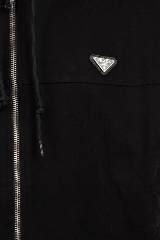 26FW 프라다 후드 티셔츠 UJL50D6438 F0002 Nero - PRADA