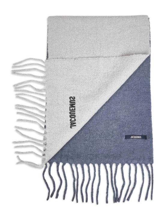 26FW 자크뮈스 레샤페 모아종 그라디언트 머플러 ACU00574 AOT4032 915 White - JACQUEMUS