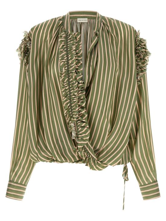  드리스 반 노튼 셔츠 LD2610107453274604 GREEN