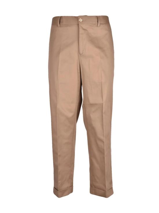 25FW Officina Milanese 팬츠 비스킷 색상 스트레치 코튼 치노