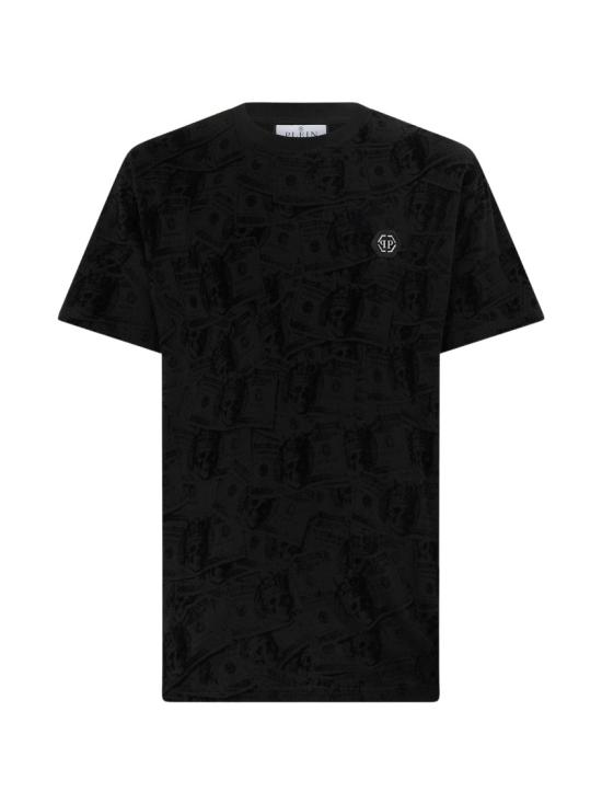 26FW 필립 플레인 반팔 티셔츠 FAFC MTK9118 PJY002N Black