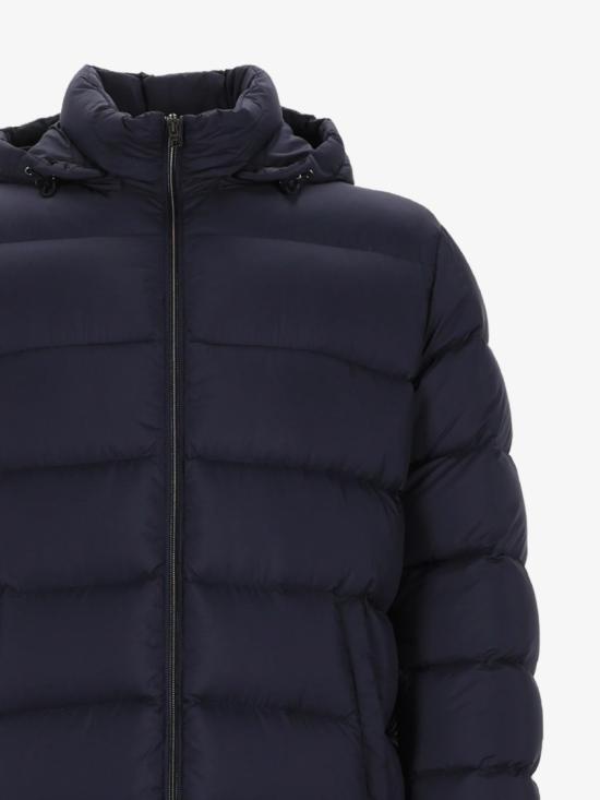 26FW 에르노 4 디렉션 스트레치 매트 패브릭 A-셰이프 재킷 PI0017ULE 12456Z Black - HERNO