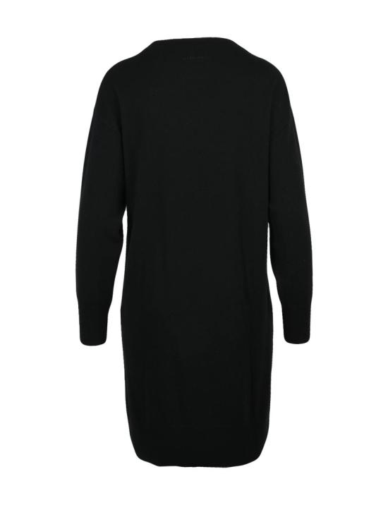 25FW 에르마노 피렌제 원피스 검정색 폴리아미드 혼방 소재의 꽃 자수 드레스 - ERMANNO FIRENZE