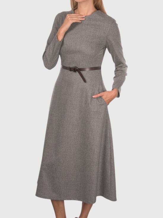 26FW 그랑싸쏘 원피스 72275 58808 Grey - GRAN SASSO