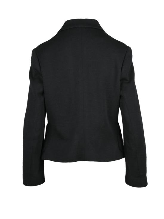 25FW 꼼데가르송 자켓 블랙 울 버튼 니트 블레이저 - COMME DES GARCONS
