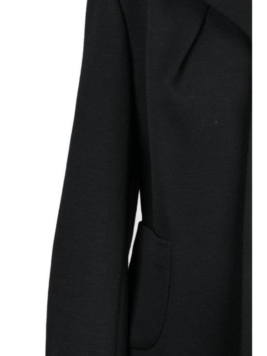 25FW 꼼데가르송 자켓 블랙 울 버튼 니트 블레이저 - COMME DES GARCONS