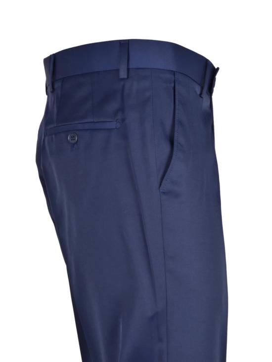 25FW Musani Uomo 팬츠 로얄 블루 컬러의 기능성 혼방 정장 바지 - OTHER BRANDS
