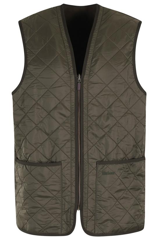 26FW 바버 폴라퀼트 지퍼인 라이너 MLI0002 MLI 099 Grey