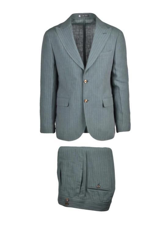 25FW Lab 001 수트 세이지 그린 린넨 하이웨이스트 정장