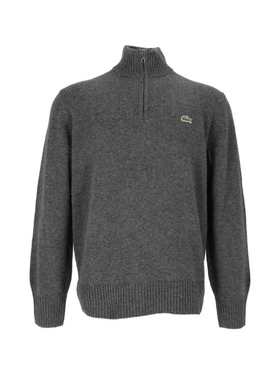 26FW 라코스테 방모 반집업 스웨터 AH3052 00 Grey