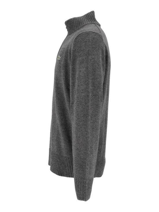 26FW 라코스테 방모 반집업 스웨터 AH3052 00 Grey - LACOSTE