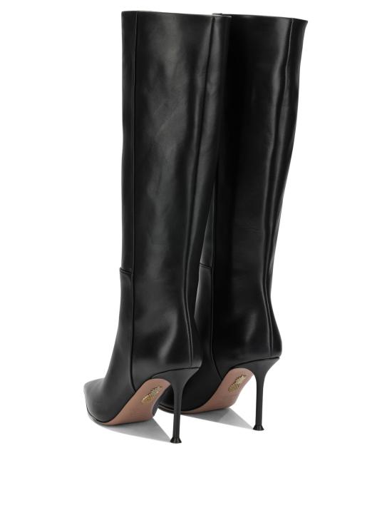 26FW 아쿠아주라 부츠 HRPMIDB1CFI000 Black - AQUAZZURA