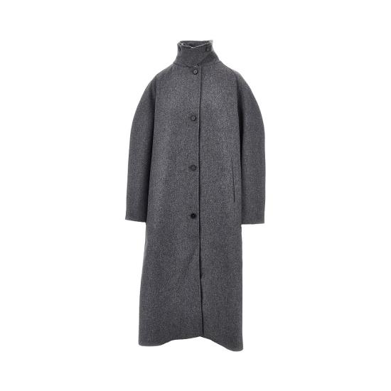 26FW 질샌더 코트 J03SW0043J40385 Grey