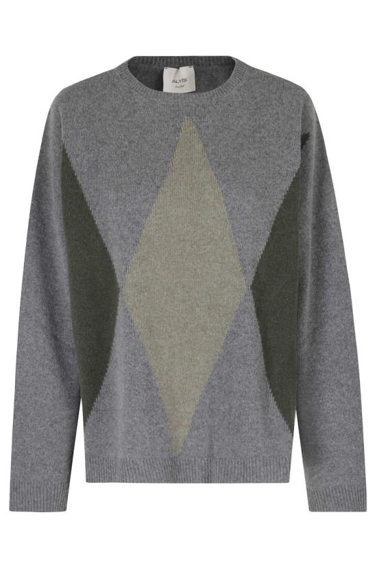 26FW 알리지 니트웨어 266482 A6210 099 Grey