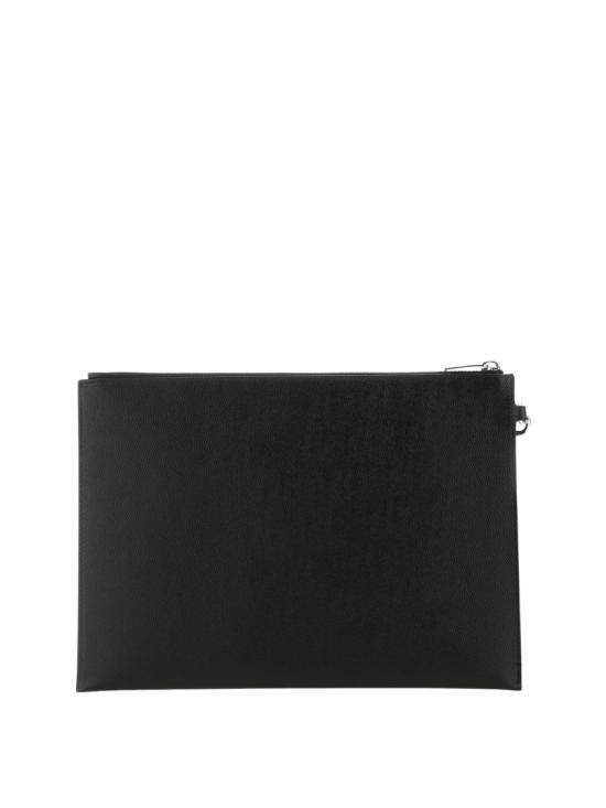 26FW 생로랑 엠보스 레더 파리 지퍼 태블릿 홀더 683865 BTY0N Black - SAINT LAURENT