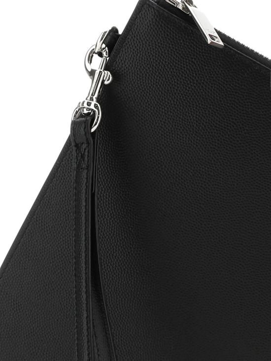 26FW 생로랑 엠보스 레더 파리 지퍼 태블릿 홀더 683865 BTY0N Black - SAINT LAURENT