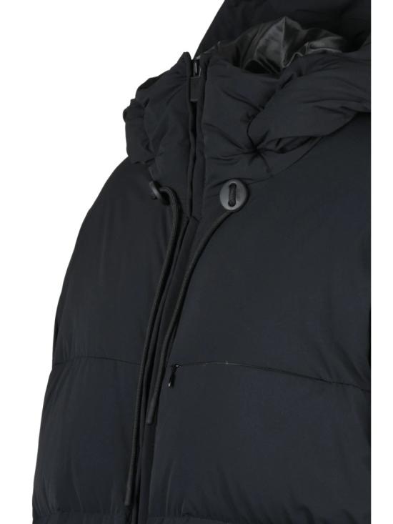 25FW 아스페시 자켓 블랙 스트레치 폴리아미드 케이 다운 재킷 - ASPESI