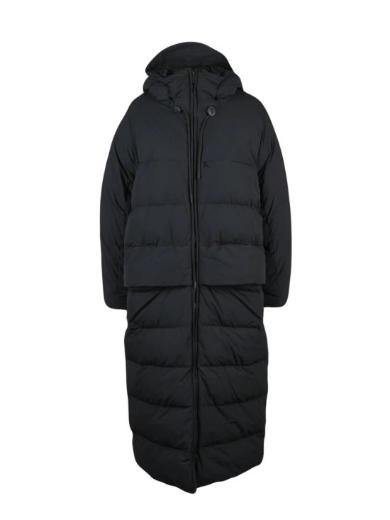 25FW 아스페시 자켓 블랙 스트레치 폴리아미드 케이 다운 재킷