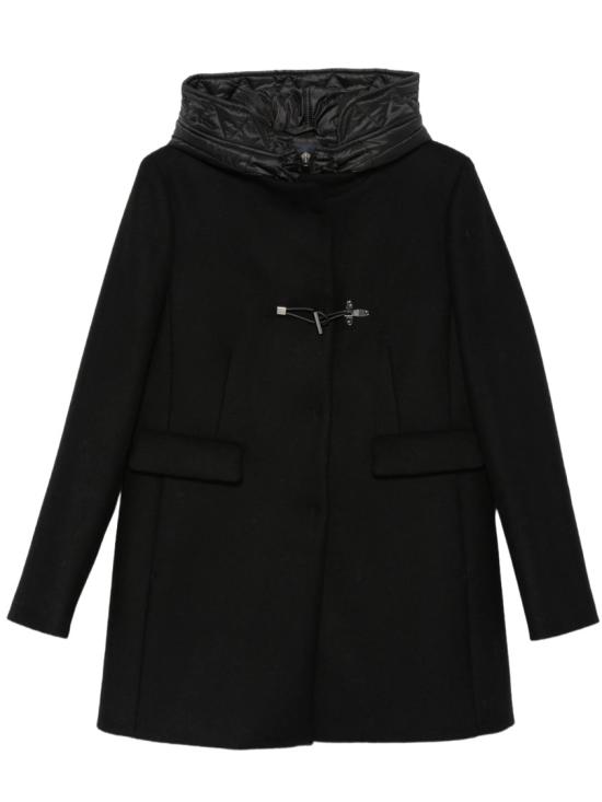 26FW 페이 코트 NAW59533430 YMV Black