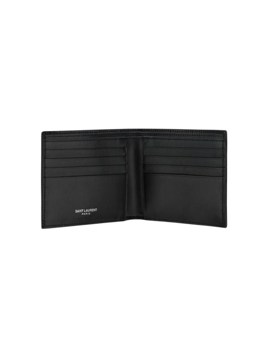 26FW 생로랑 모노그램 반지갑 453276 0SX0E Black - SAINT LAURENT