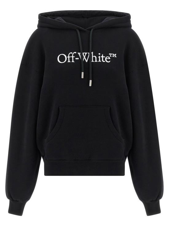  오프화이트 후드 티셔츠 LDOWBB058C99FLE00110011001 BLACK