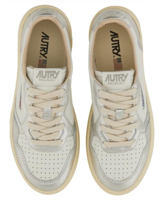 26FW 오트리 메달리스트 로우 레더 스니커즈 AULW WB18 Multicolor - AUTRY