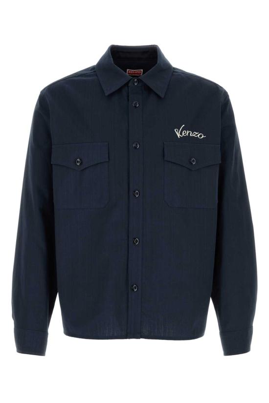 26FW 겐조 긴팔 셔츠 FG65CH5489PK 76 Blue