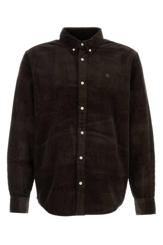 26FW 칼하트 WIP 후드 티셔츠 I029958 47XX Brown