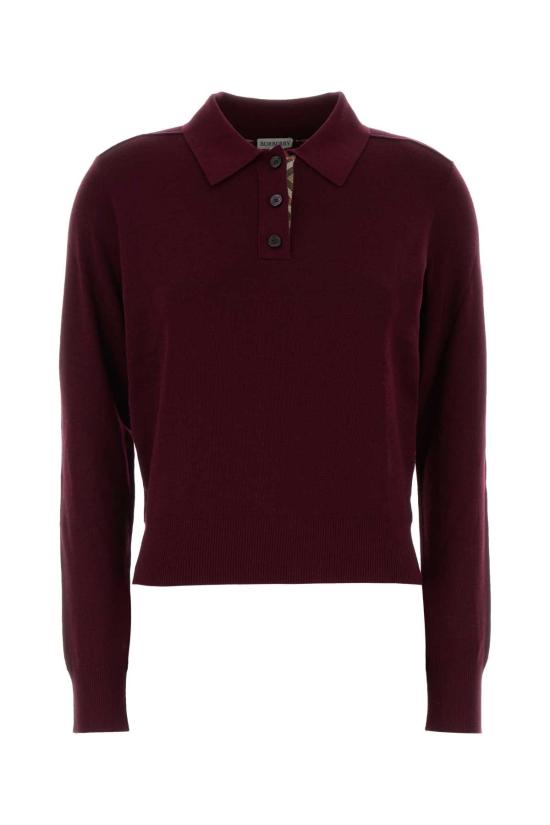 26FW 버버리 폴로 티셔츠 8132451 C6630 Purple